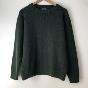 Patagonia Men's Vintage Thick Wool Knit Sweater Size Large